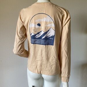 Roxy Beige kinda soft yellow Long Sleeve Shirt